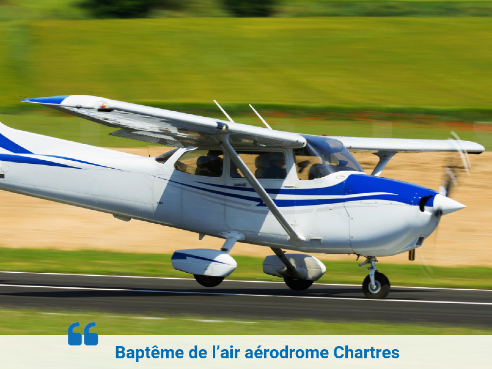 Baptême de l’air aérodrome Chartres